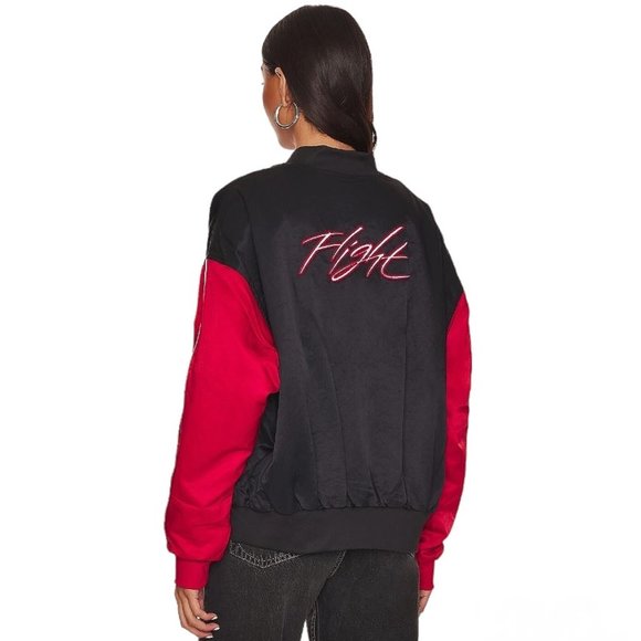 Nike Jordan Women's Flight Renegade Snap Front Jacket NWT - Size Large - Picture 4 of 6